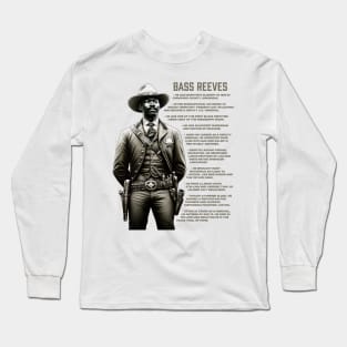 Bass Reeves Facts Long Sleeve T-Shirt